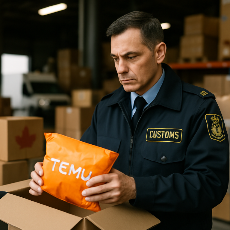 What Does Temu Picked Up by Customs Clearance Company Tracking Mean in Canada?