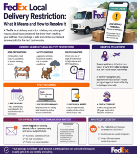 FedEx Local Delivery Restriction: What It Means and How to Resolve It
