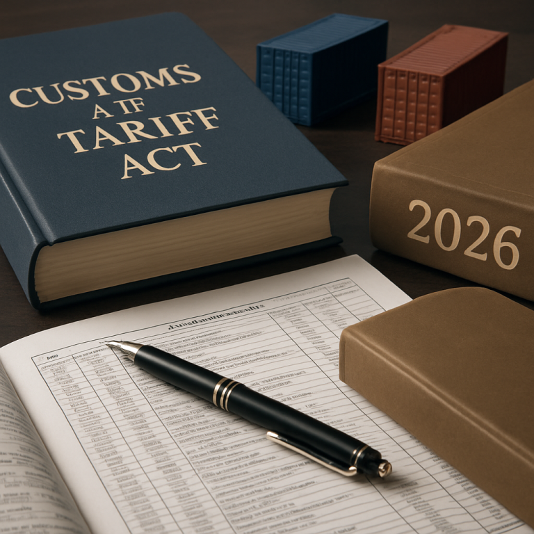 How the Customs and Tariff Act Impacts HS Code Lookup and the 2026 Harmonized Schedule