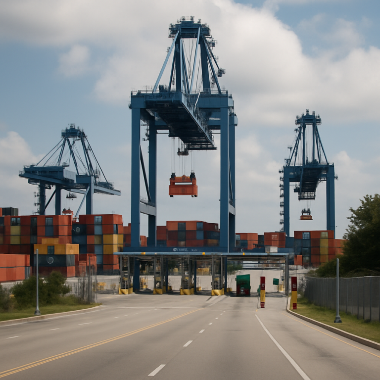 Bayport Container Terminal on Port Road, Seabrook, TX: Address, Tracking, and Gates