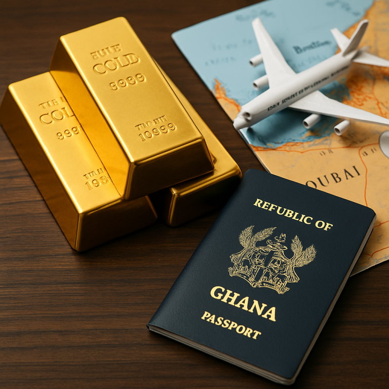 How to Export Gold From Ghana to Dubai Legally and Safely