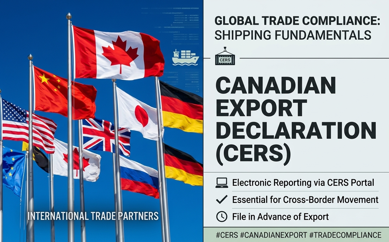 Canada Export Declaration: CERS
